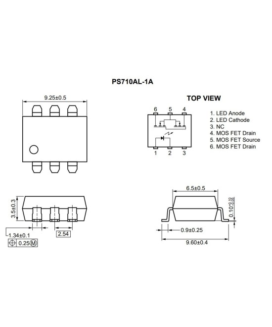 Optoacoplador PS710BL-1A SMD