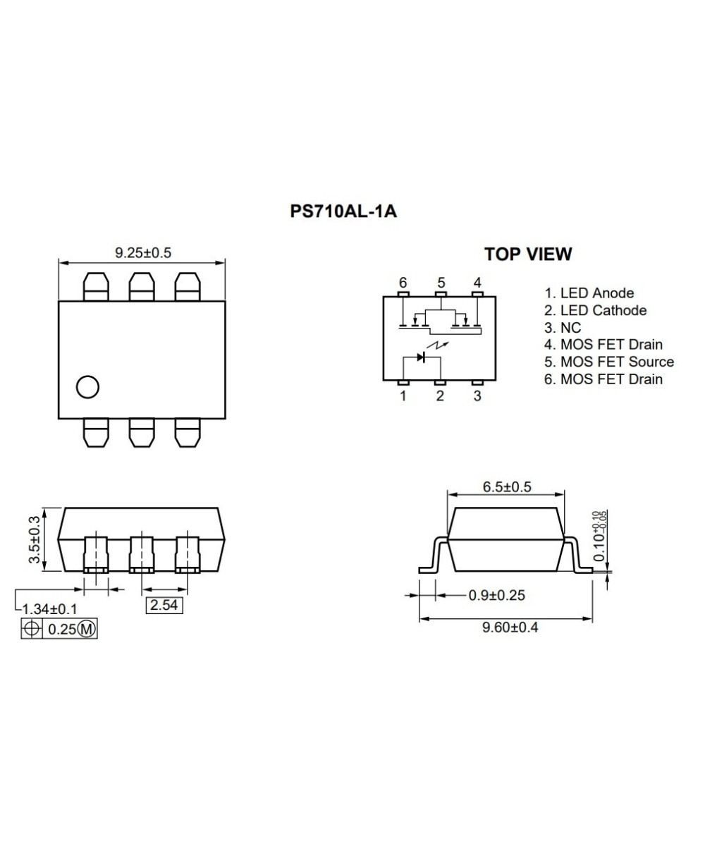 Optoacoplador PS710BL-1A SMD
