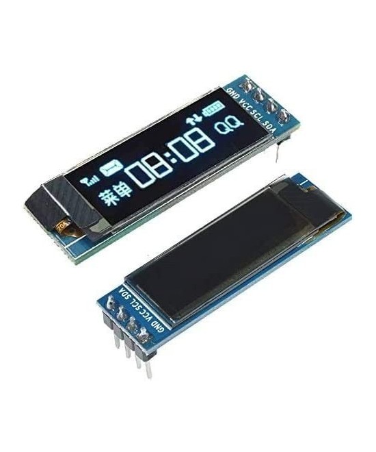 Pantalla Display OLED 0.91 Pulgadas I2C-SPI 128x32