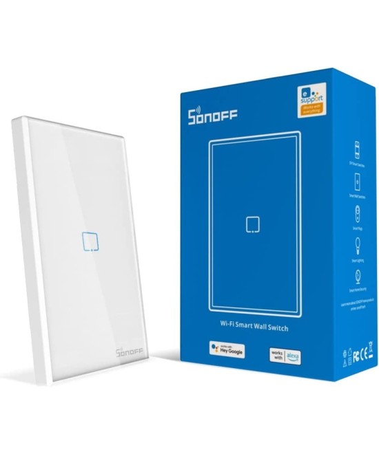 Interruptor Tactil de pared inteligente Wifi Sonoff T0US
