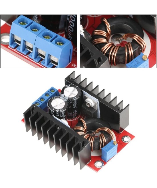 Regulador / Estabilizador Ascendente de voltaje 10-32V a 12-35V 150W 6A