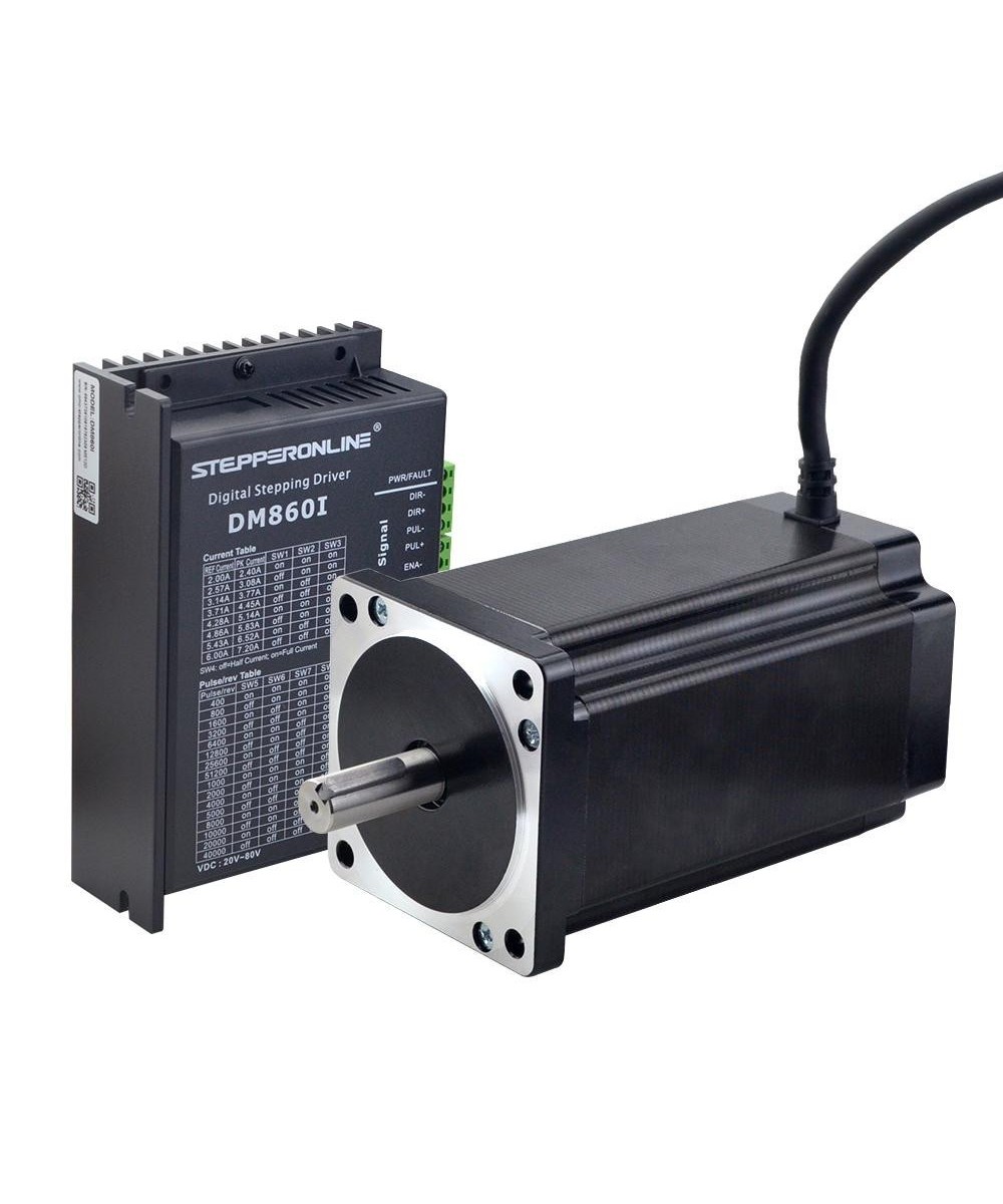 Motor Paso a Paso Nema 34 con Controlador DM860I