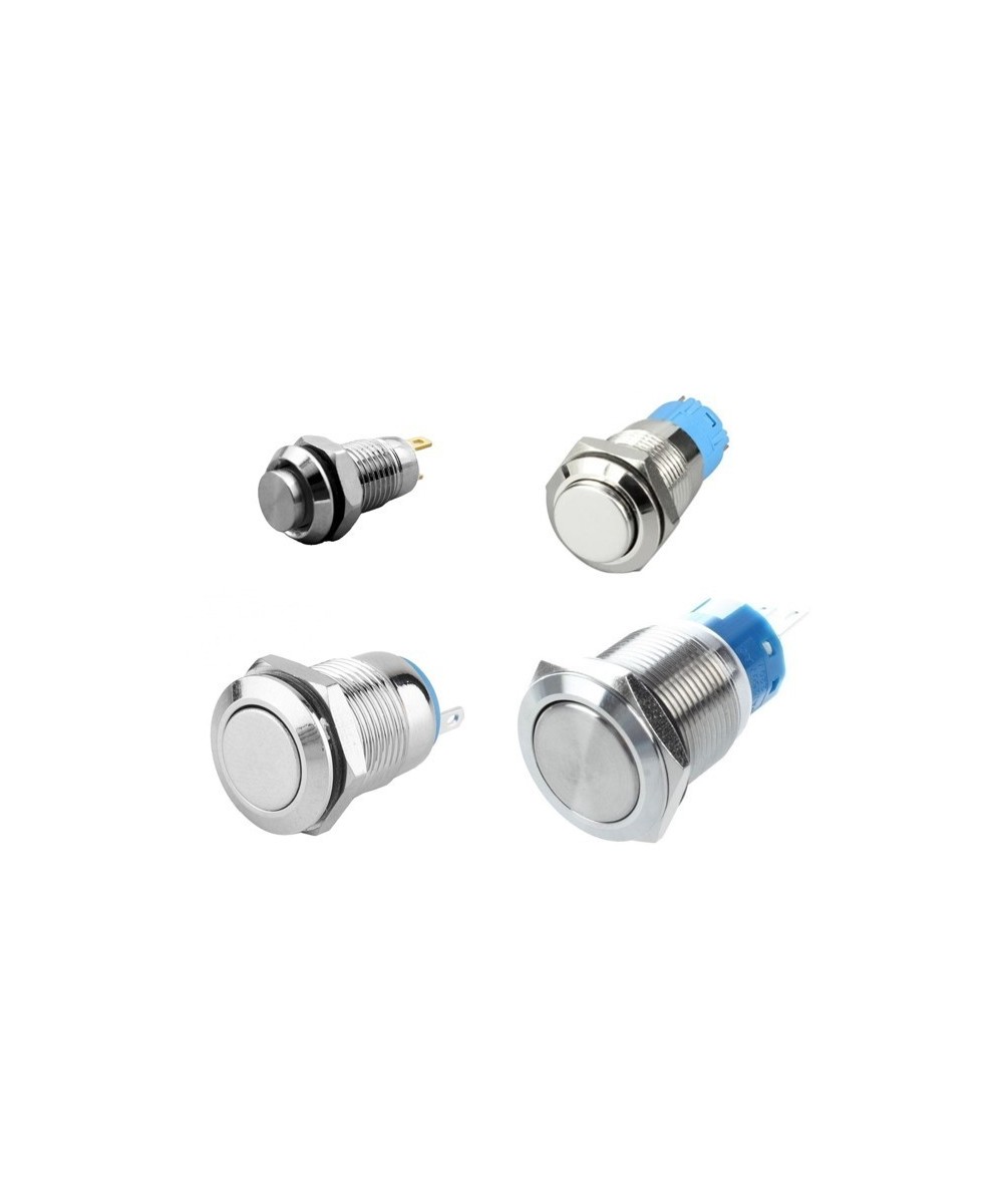 Interruptor Push Button Sin Bloqueo (NO) 8MM 12MM 16MM 19MM 22MM