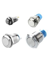 Interruptor Push Button Sin Bloqueo (NO) 8MM 12MM 16MM 19MM 22MM