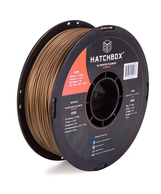 Filamento ABS Hatchbox 1.75MM 2.2LBS