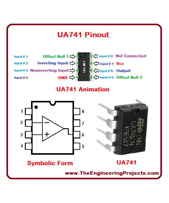 Amplificador operacional LM741/UA741