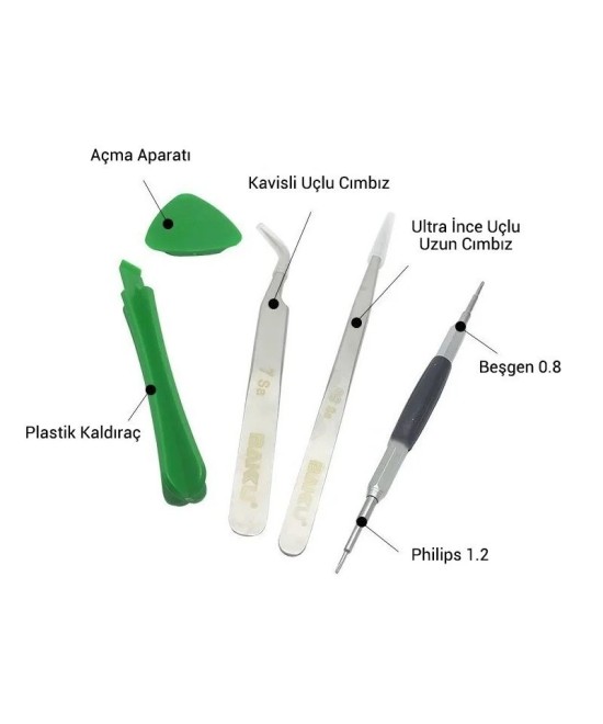 Kit de Herramientas 5 en 1 Baku BK-7285