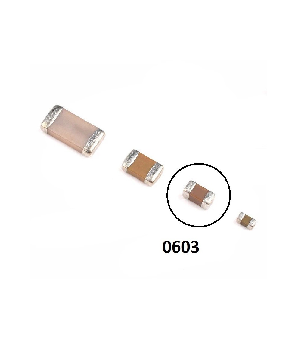 Capacitor Ceramico SMD 0603 25V/50V (2 Unidades)