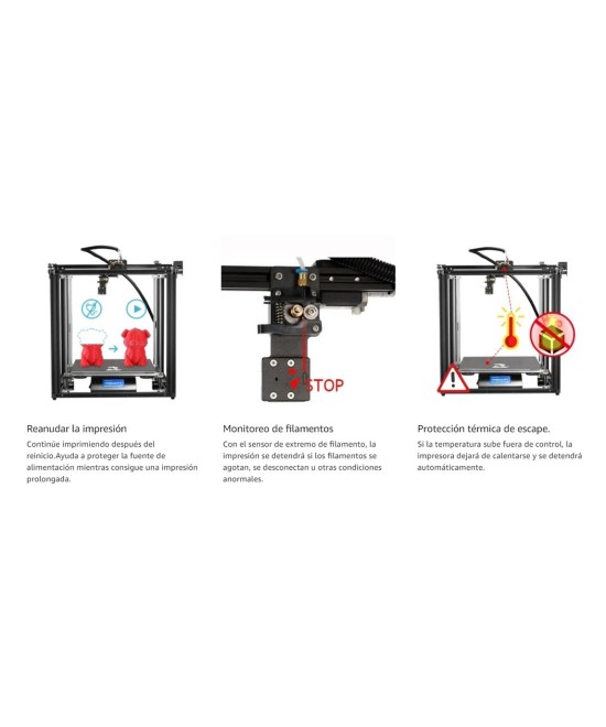 Impresora 3D Creality Ender 5 Plus  35x35x40CM