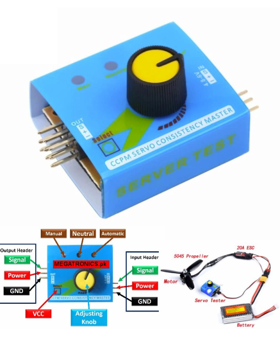 Modulo Probador de Servomotor YXC118