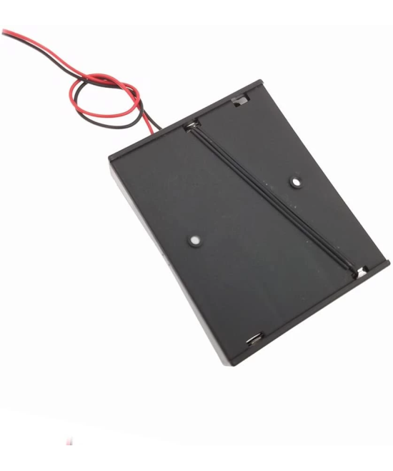 Contenedor de 3 Baterias AA Abierto