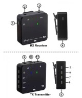 Microfono Inalambrico Lavalier Tx/Rx Tipo USB-C GAW-810