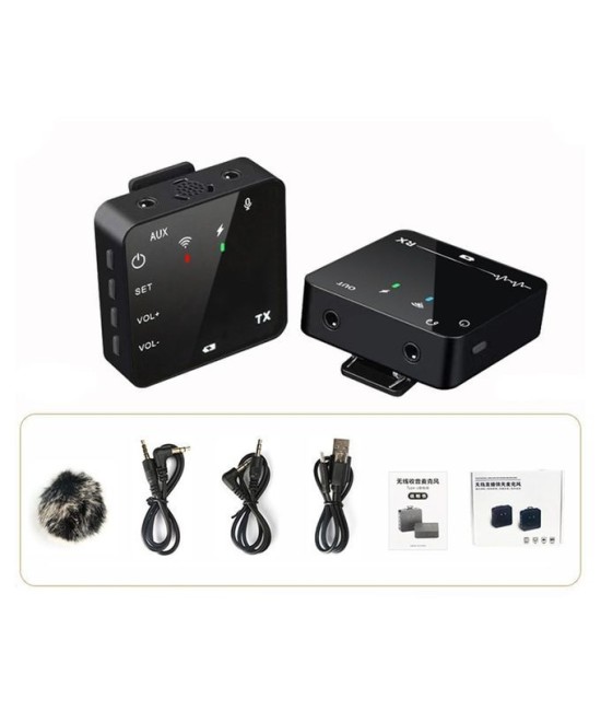 Microfono Inalambrico Lavalier Tx/Rx Tipo USB-C GAW-810