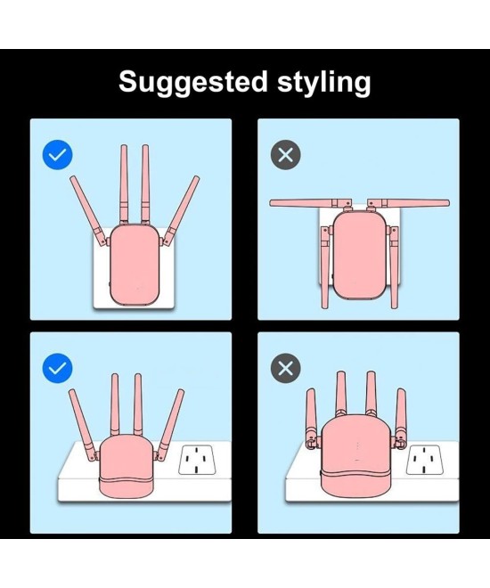 Amplificador y Repetidor WIFI 2.4Ghz 300Mbps