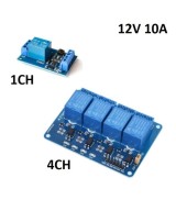 Modulo Rele 12V 10A 1- 4 Canales