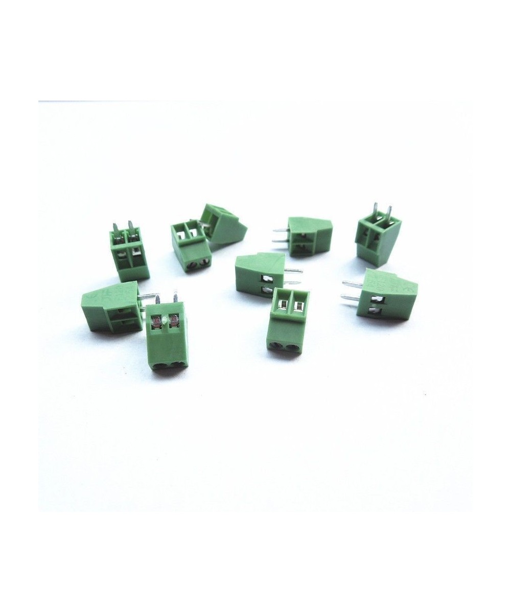 Terminal/Conector Tipo Bloque 2.54mm 2/3/4 Pines (4 Unidades)