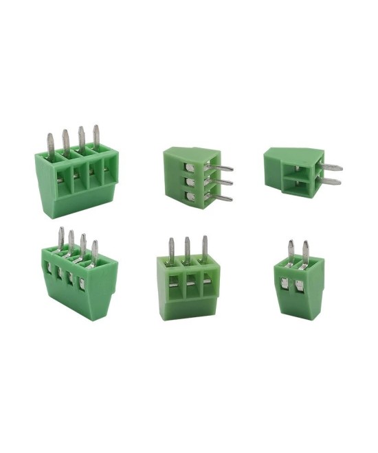 Terminal/Conector Tipo Bloque 2.54mm 2/3/4 Pines (4 Unidades)