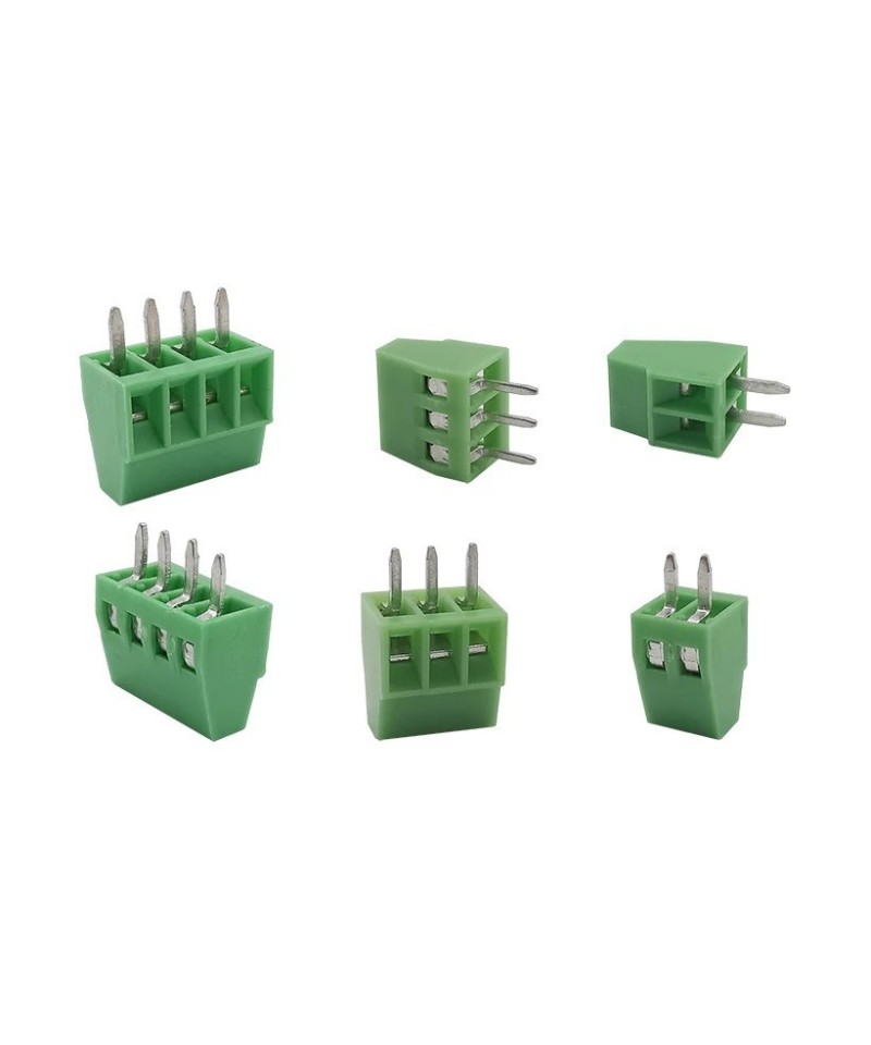 Terminal/Conector Tipo Bloque 2.54mm 2/3/4 Pines (4 Unidades)