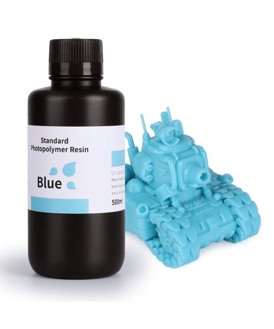 Resina de fotopolímero de curado UV ELEGOO 500g 405nm para impresoras 3D