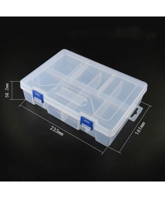 Caja Plastica Organizadora Doble Capa 233x161x58mm