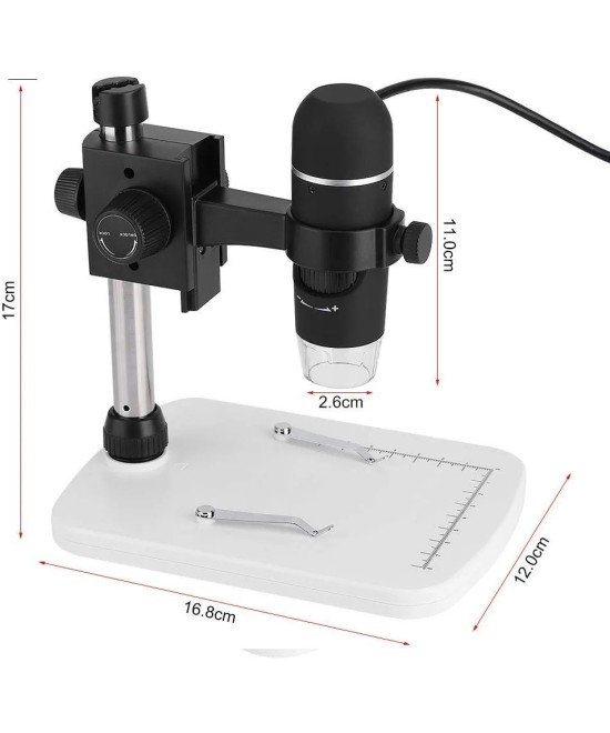 Microscopio Digital USB de 5MP 300X (Android, Windows y MAC)