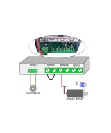 kit de Motor Spindle 500W 12000RPM con base y controlador