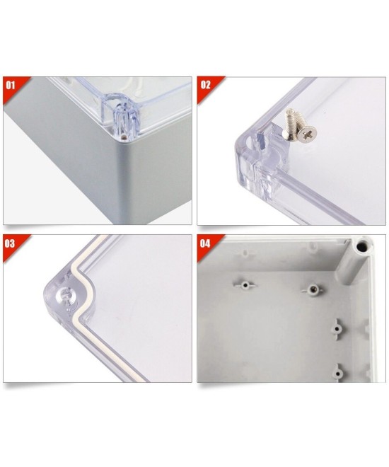 Caja Plastica Impermeable para Electronica 200x120x75mm / 283X100X59MM