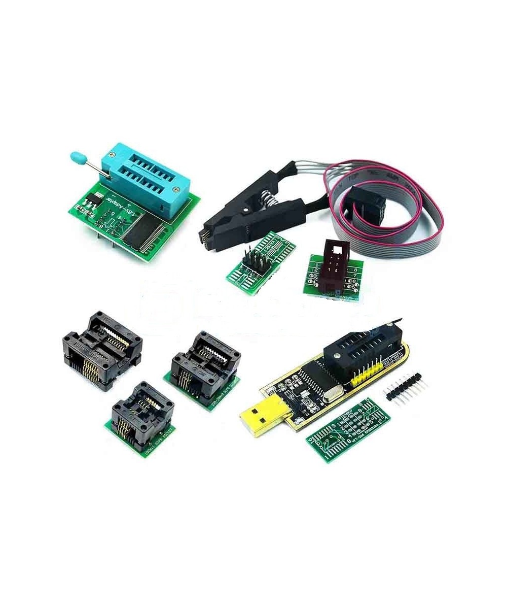 Programador USB CH341 con Base1.8v SPI Flash Sop8 Dip8 W25