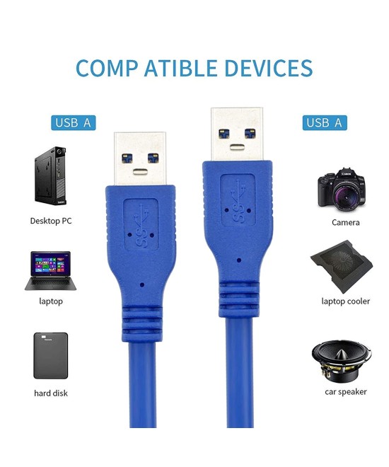 Cable USB 3.0 Macho-Macho 1.5M