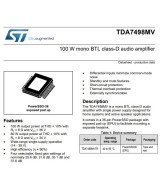 Amplificador de Audio TDA7498 100W Mono (SMD )