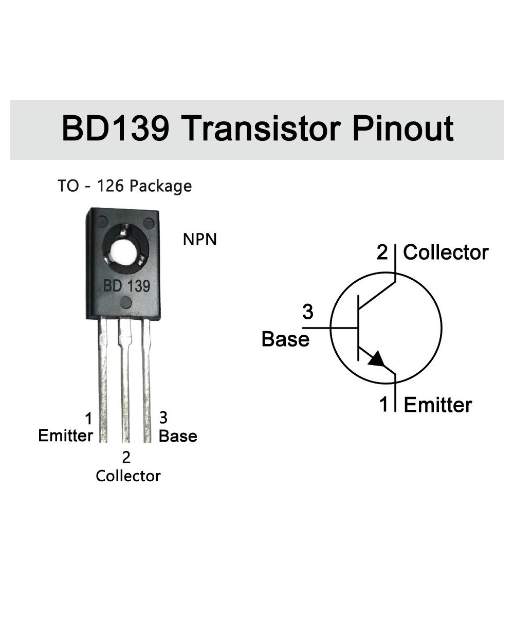 Transistor BD139 80V 1.5A NPN (SOT-32)