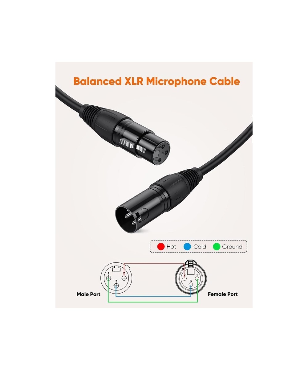 Cable XLR Hembra-Macho 3FT / 1M