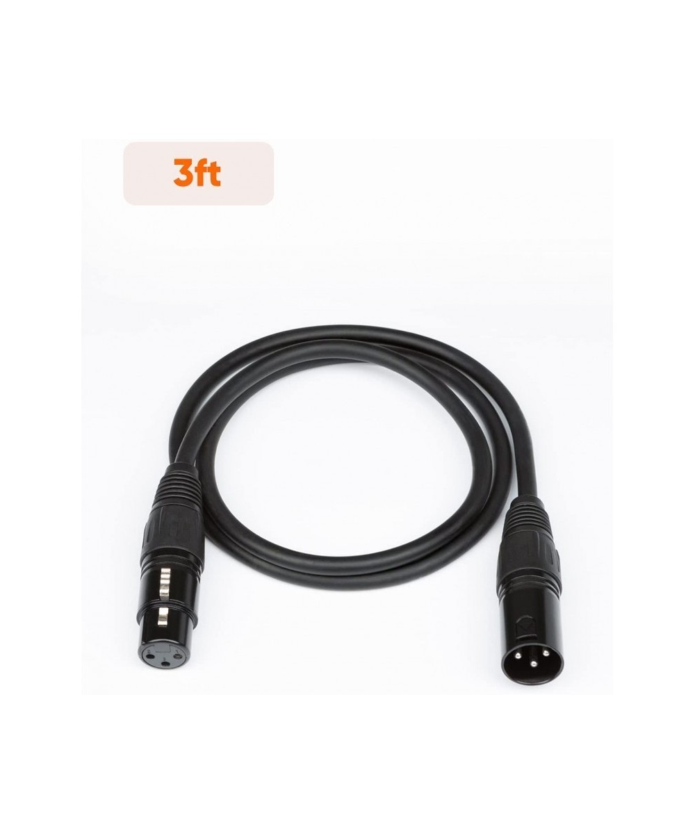 Cable XLR Hembra-Macho 3FT / 1M