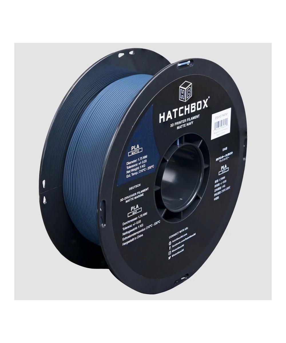 Filamento PLA Hatchbox 1.75mm 2.2 lb