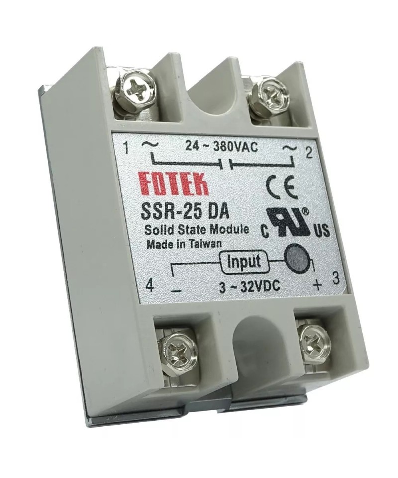 Rele de Estado Solido SSR DA 3-32VDC 25A / 40A