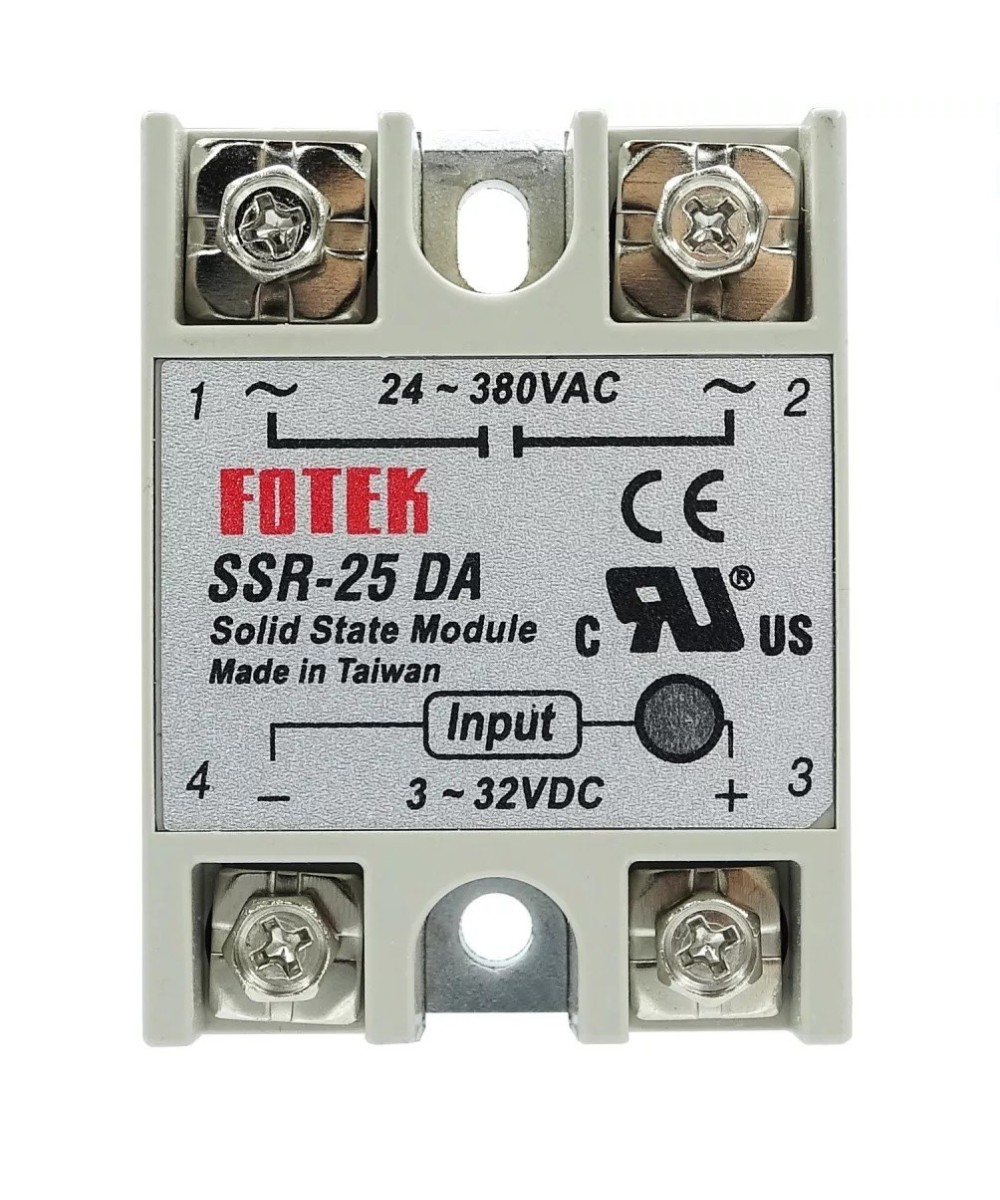 Rele de Estado Solido SSR DA 3-32VDC 25A / 40A
