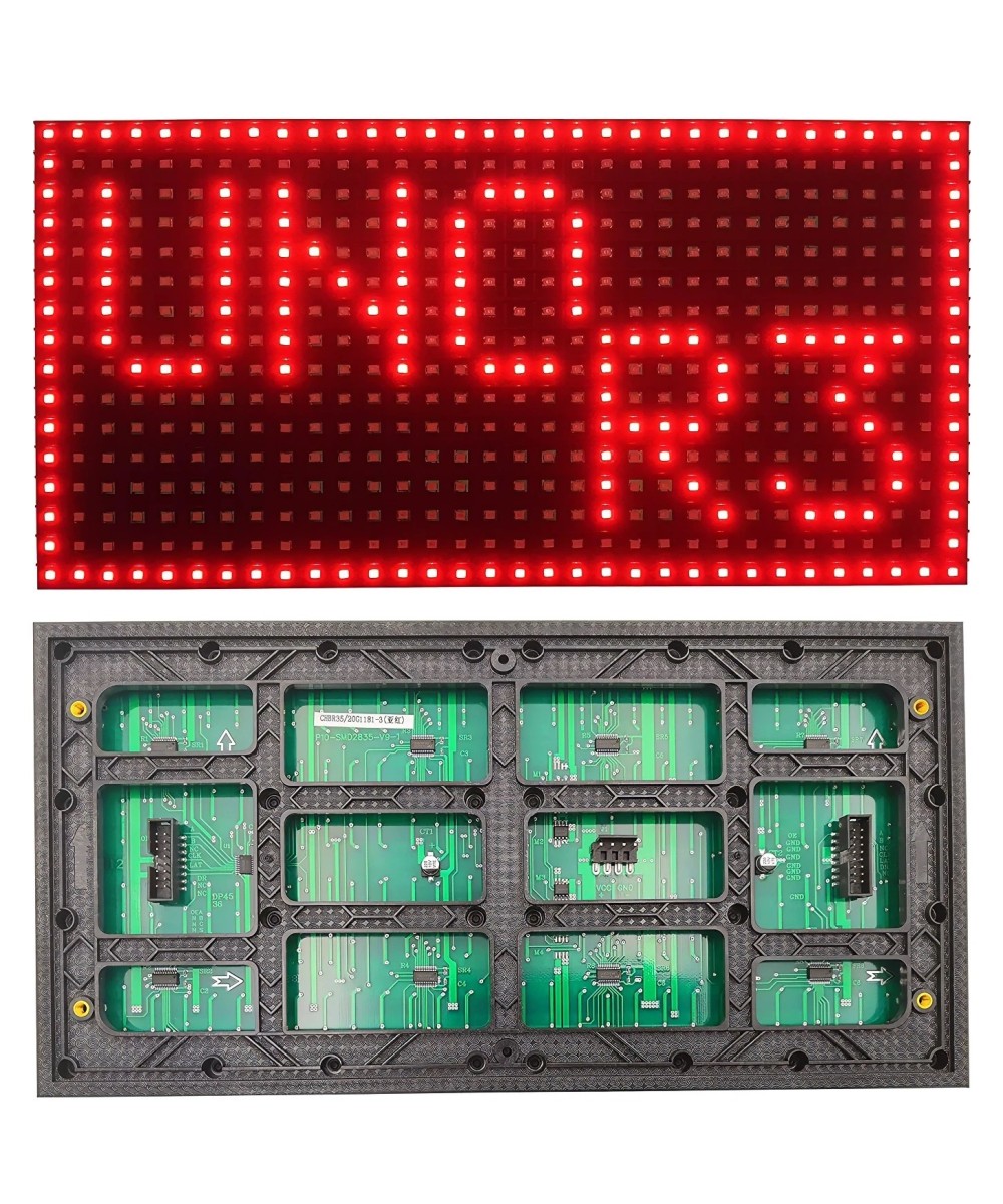 Panel LED P10 32x16 con Controlador HD-W00 Wifi