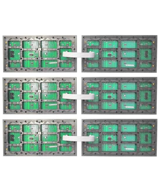 Panel LED P10 32x16 con Controlador HD-W00 Wifi