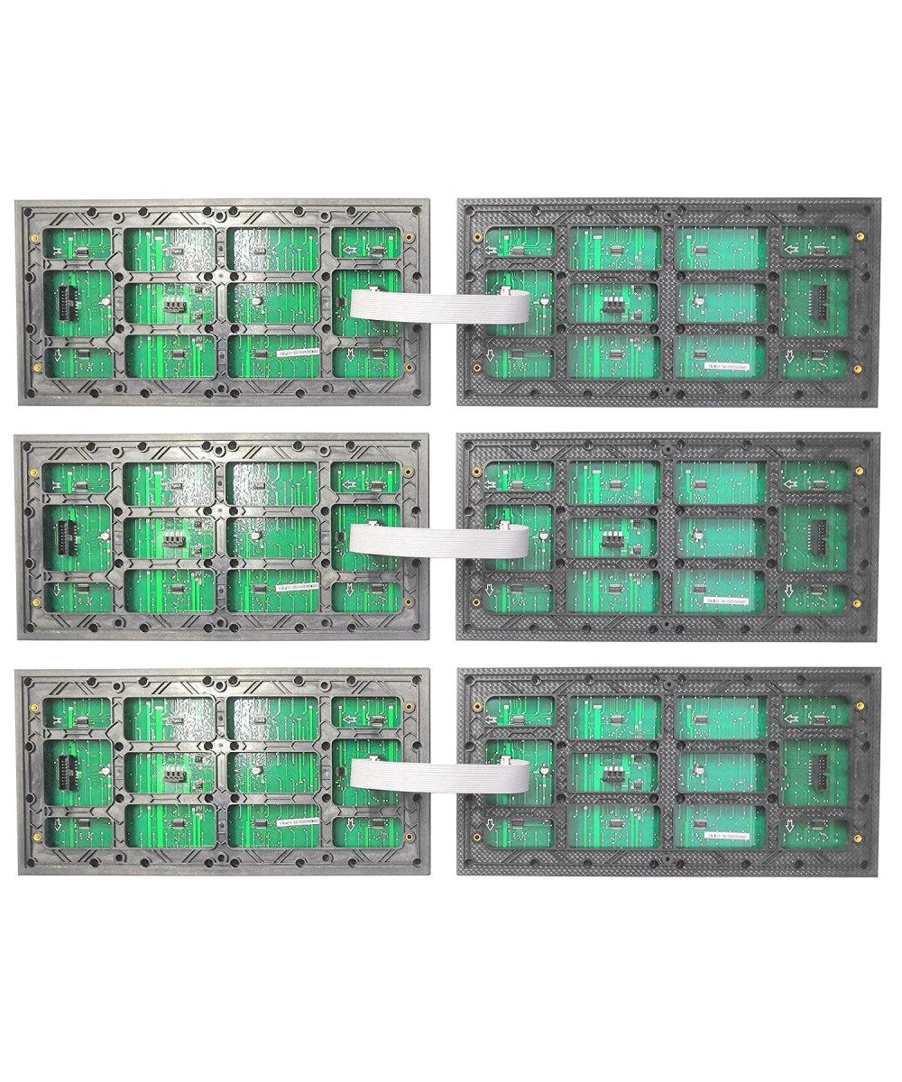 Panel LED P10 32x16 con Controlador HD-W00 Wifi