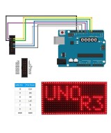 Panel LED P10 32x16 con Controlador HD-W00 Wifi