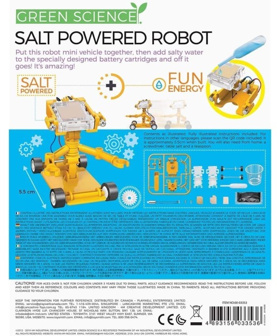 Robot Kids Robot accionado por agua salada