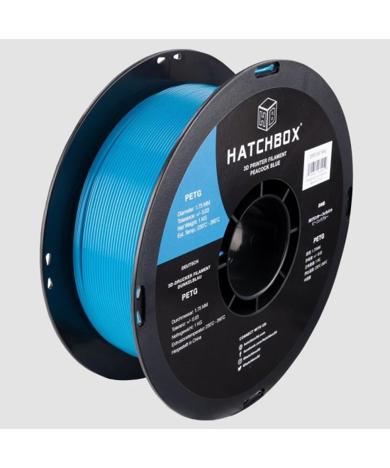 Filamento Flexible PETG Hatchbox 1.75mm 2.2 Lb