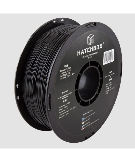 Filamento ABS Hatchbox 1.75MM 2.2LBS