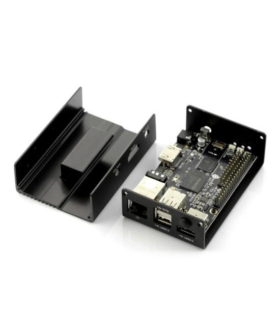 Contenedor de Aluminio para Pine 64 Rock64