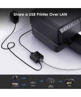 Servidor de Impresora USB 2.0 10/100Mbps RJ45 WN-NU78M41