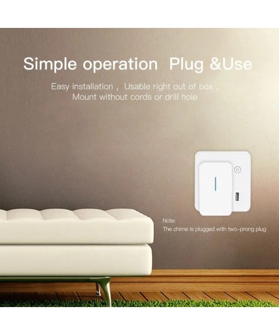 Timbre Inalamabrico WIFI SA-026 Ewelink