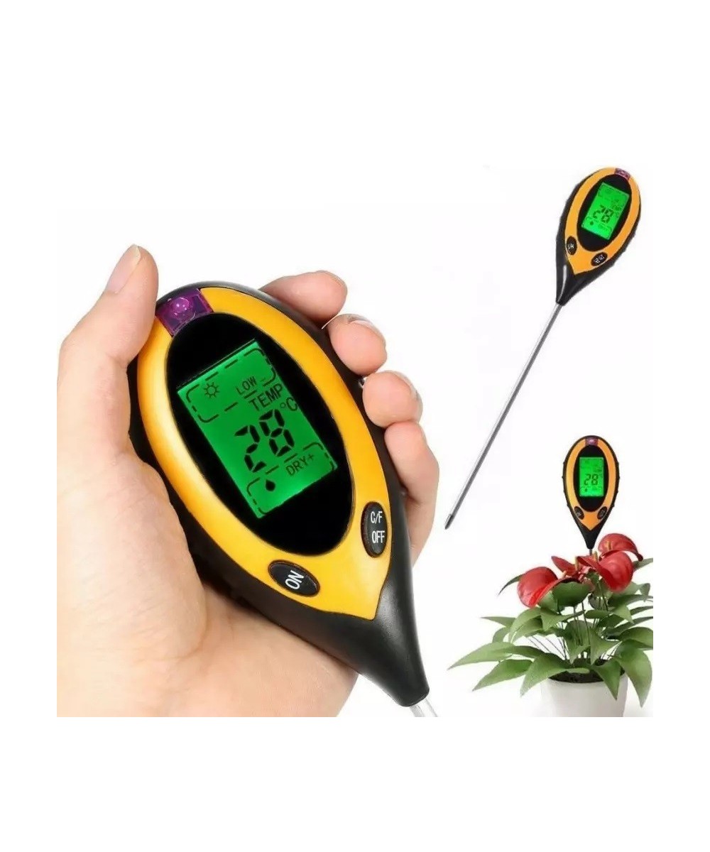 Medidor de PH/Temperatura de Suelo 4 en 1