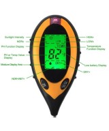Medidor de PH/Temperatura de Suelo 4 en 1