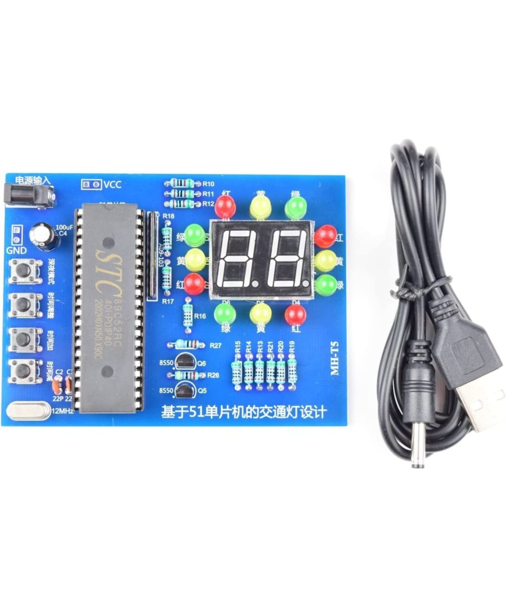 Proyecto Simulador de Semaforo 4 Vias con STC89C52 (DIY)