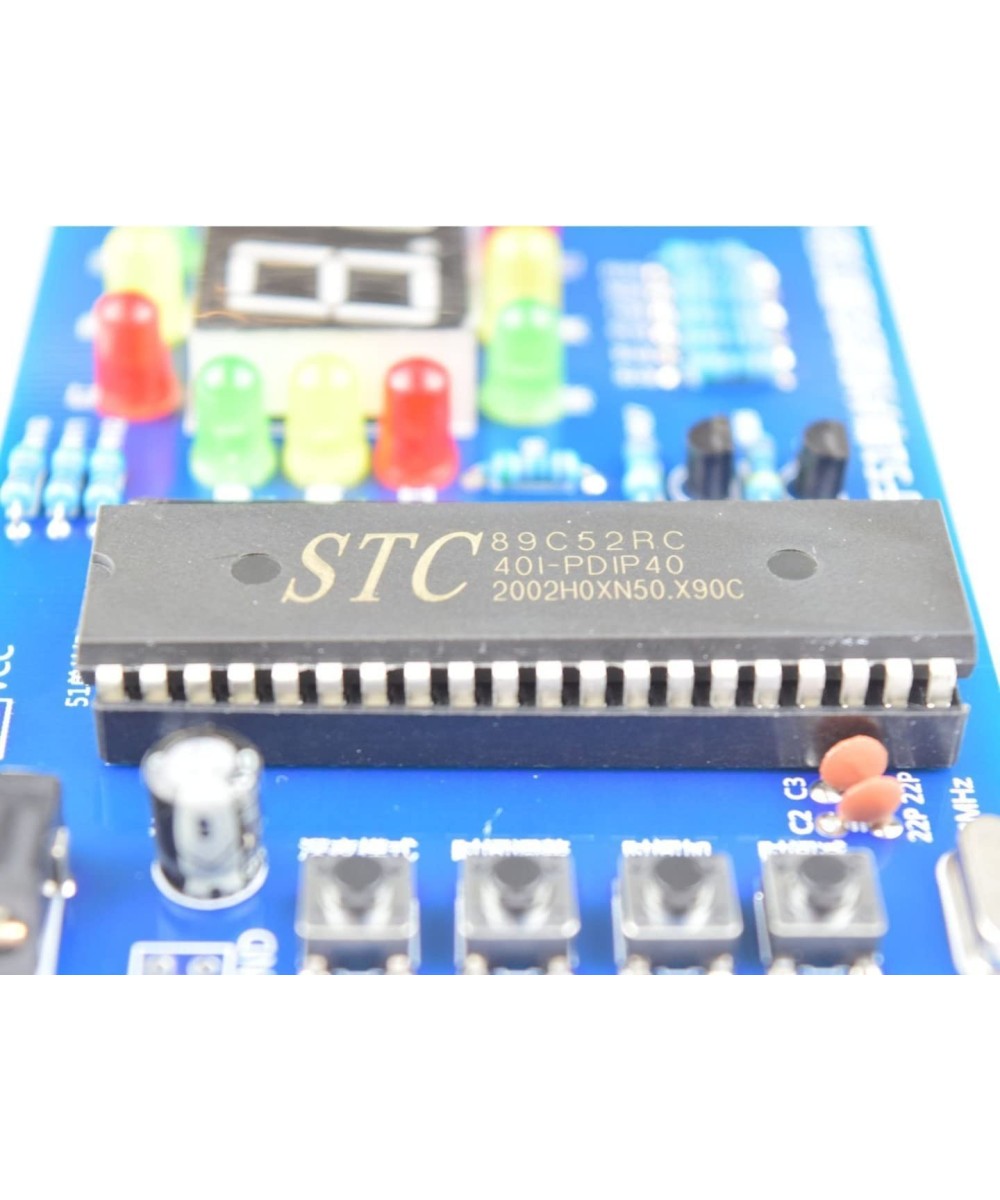 Proyecto Simulador de Semaforo 4 Vias con STC89C52 (DIY)